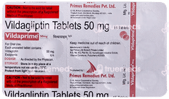 Vildaprime 50mg Tablet 15