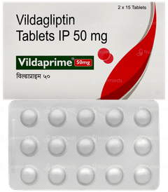 Vildaprime 50mg Tablet 15 Vildaprime 50mg Tablet 15