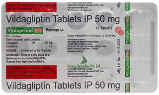 Vildaprime 50mg Tablet 15