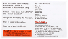 Rozustat 5 Tablet 15 Rozustat 5 Tablet 15