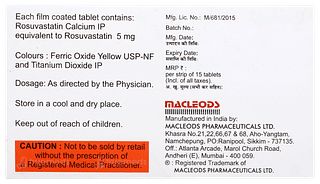 Rozustat 5 Tablet 15