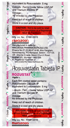 Rozustat 5 Tablet 15 Rozustat 5 Tablet 15