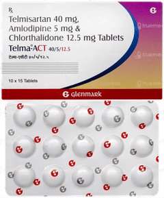 Telma Act 40/5/12.5 Tablet 15