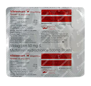 Vildasmart M 50/500mg | Order Vildasmart M 50/500mg Tablet Online at ...