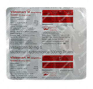 Vildasmart M 50/500mg Tablet 15