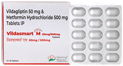 Vildasmart M 50Mg/500mg Tablet 15
