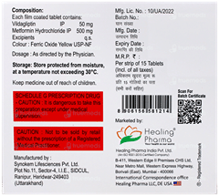 Vildasmart M 50Mg/500Mg Tablet 15 Vildasmart M 50Mg/500Mg Tablet 15