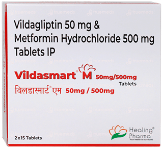 Vildasmart M 50Mg/500Mg Tablet 15