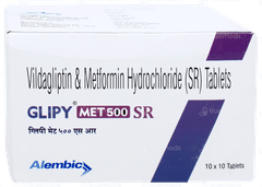 Glipy Met 500 Sr Tablet 10