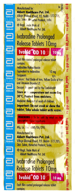 Ivabid Od 10 Tablet 10 Ivabid Od 10 Tablet 10