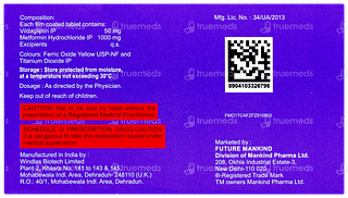 Gliptagreat M 1000 Tablet 10