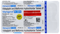 Gliptagreat M 1000 Tablet 10 Gliptagreat M 1000 Tablet 10