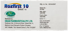 Rozfirst 10 Tablet 15