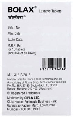 Bolax Tablet 10