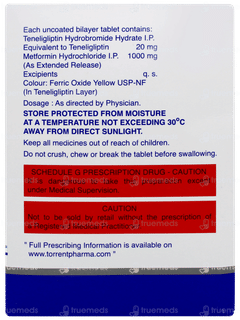 Afoglip M 1000 Tablet 15 Afoglip M 1000 Tablet 15