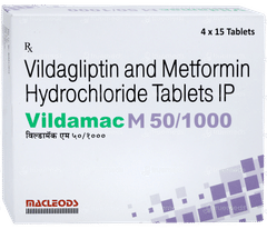 Vildamac M 50/1000 Tablet 15 Vildamac M 50/1000 Tablet 15