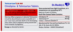 Telsartan Ln 40 Tablet 10 Telsartan Ln 40 Tablet 10