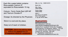 Rozustat 10 Tablet 15 Rozustat 10 Tablet 15