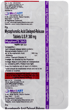 Myphen S 360 Tablet 10