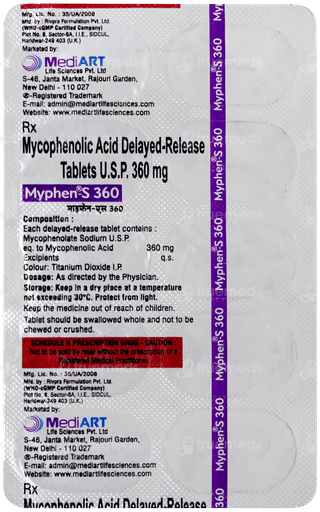 Myphen S 360 Tablet 10