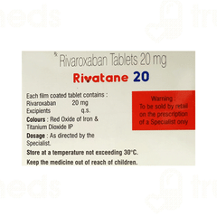 Rivatane 20 Tablet 10 Rivatane 20 Tablet 10