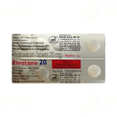 Rivatane 20 Tablet 10 Rivatane 20 Tablet 10