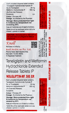 Nolgliptin Mf 500 Er Tablet 10 Nolgliptin Mf 500 Er Tablet 10