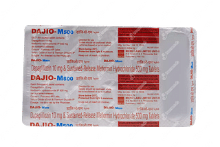 Dajio M 10/500 MG Tablet Sr 10