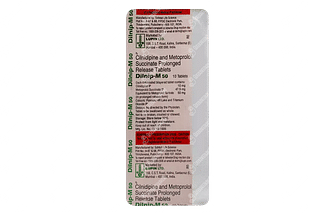 Dilnip M 10/50 MG Tablet Pr 10