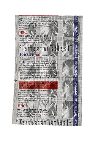 Telcure 40 MG Tablet 15