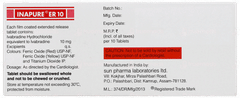 Inapure Er 10 Tablet 10 Inapure Er 10 Tablet 10