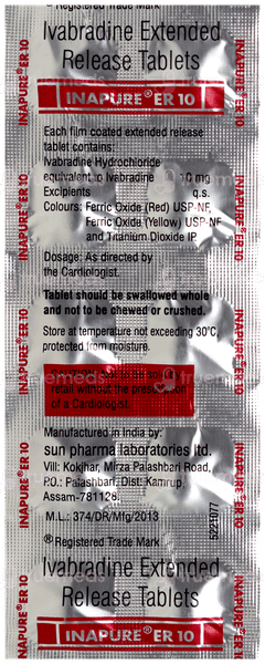 Inapure Er 10 Tablet 10 Inapure Er 10 Tablet 10