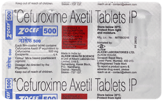 Zocef 500 Tablet 10