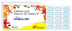 Calciquick 500 Tablet 15 Calciquick 500 Tablet 15