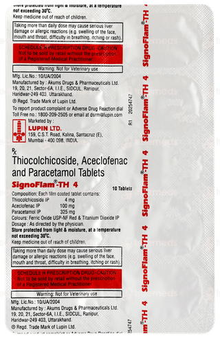 Signoflam Th 4 Tablet 10