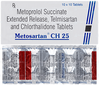 Metosartan Ch 25 Tablet 10