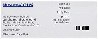 Metosartan Ch 25 Tablet 10