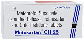 Metosartan Ch 25 Tablet 10