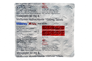 Vildaray M Forte 1000/50 MG Tablet 15