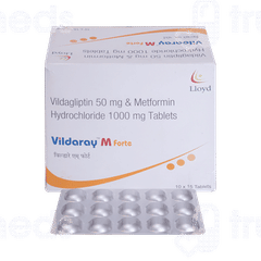 Vildaray M Forte Tablet 15 Vildaray M Forte Tablet 15