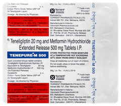 Tenepure M 500 Tablet 15 Tenepure M 500 Tablet 15