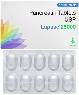 Lupase 25000 Tablet 10