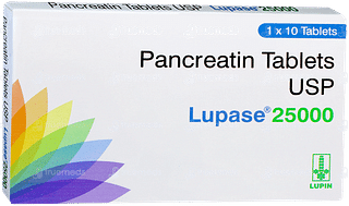 Lupase 25000 Tablet 10