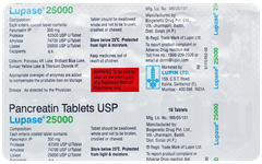 Lupase 25000 Tablet 10 Lupase 25000 Tablet 10