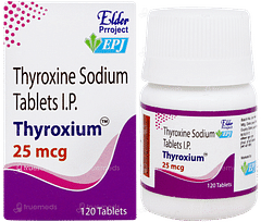 Thyroxium 25mcg Tablet 120 Thyroxium 25mcg Tablet 120