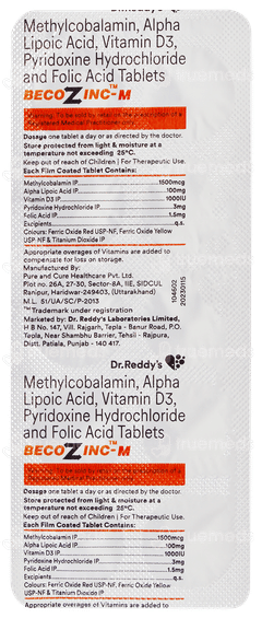 Becozinc M Tablet 10 Becozinc M Tablet 10