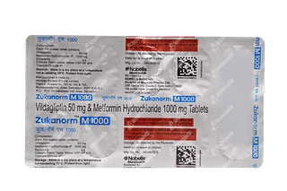 Zukanorm M 50/1000 MG Tablet 10