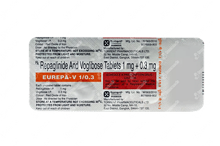 Eurepa V 1/0.3 MG Tablet 10