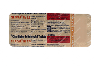 Cilacar Nb 2.5 MG Tablet 10