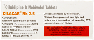 Cilacar Nb 2.5 Tablet 10